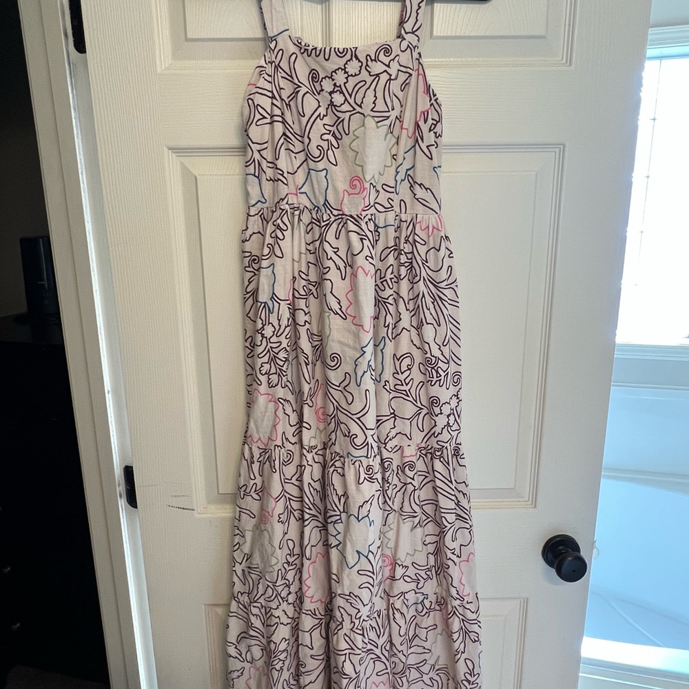 Knox Rose White and Pink Floral Maxi Dress